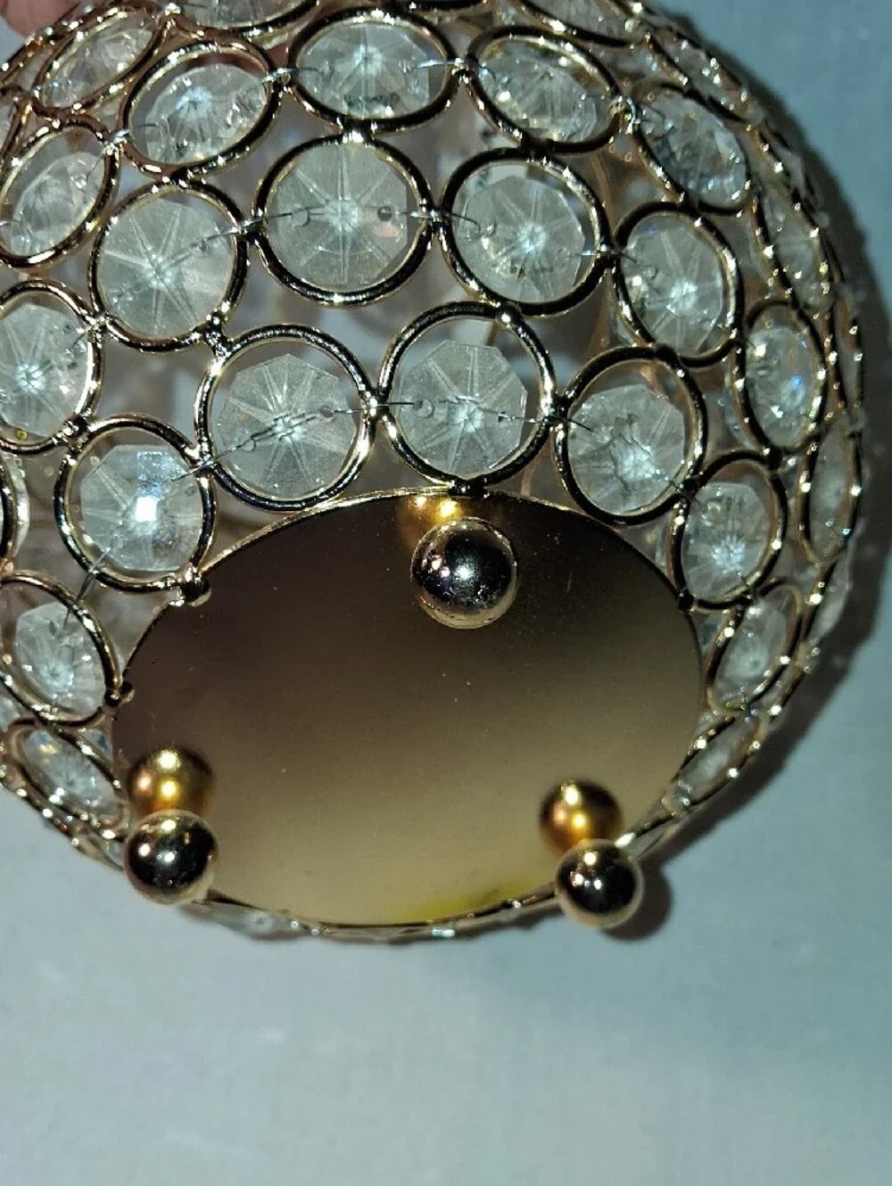 Vincigant Crystal Cande Holders Set of 3 pre owned